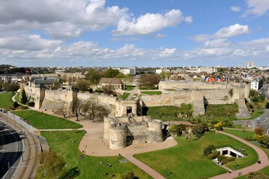 Appt Premium Centre Chateau Terrasse 2 Chambres 6P Vue Exceptionnelle Caen Eksteriør billede
