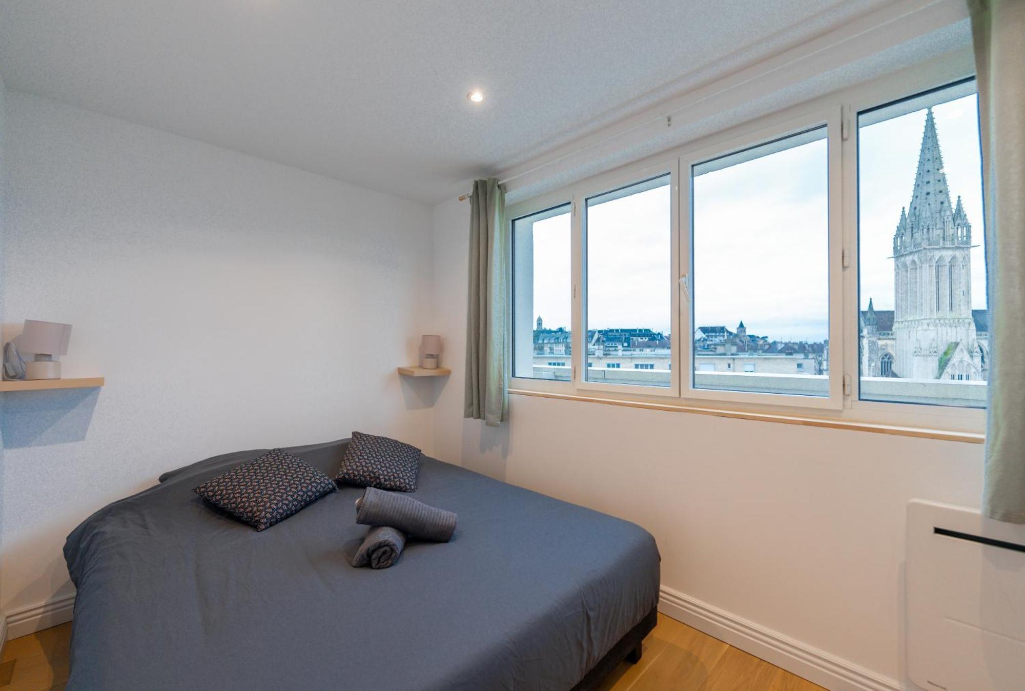 Appt Premium Centre Chateau Terrasse 2 Chambres 6P Vue Exceptionnelle Caen Eksteriør billede